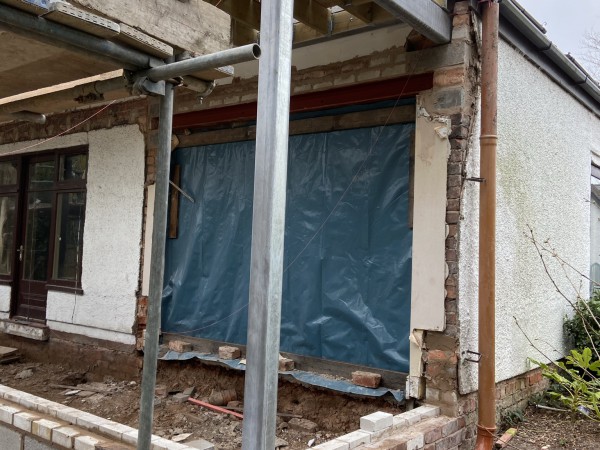 Steelwork taking shape